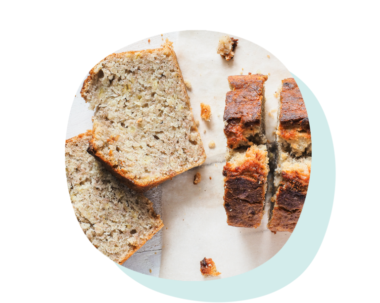 Banana Bread Loaf for kids.