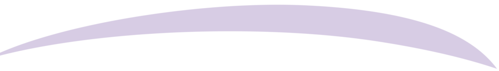 An upward arching, purple curve against a black background above a white space.