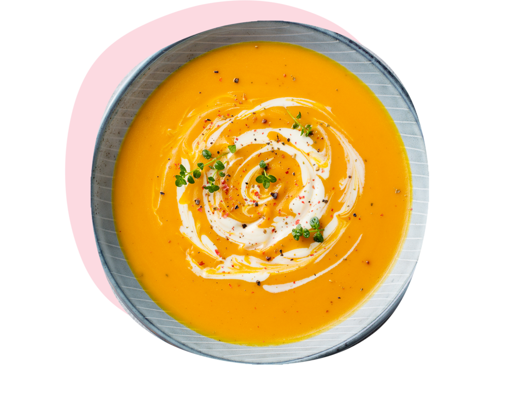 Healthy pumpkin soup for kids